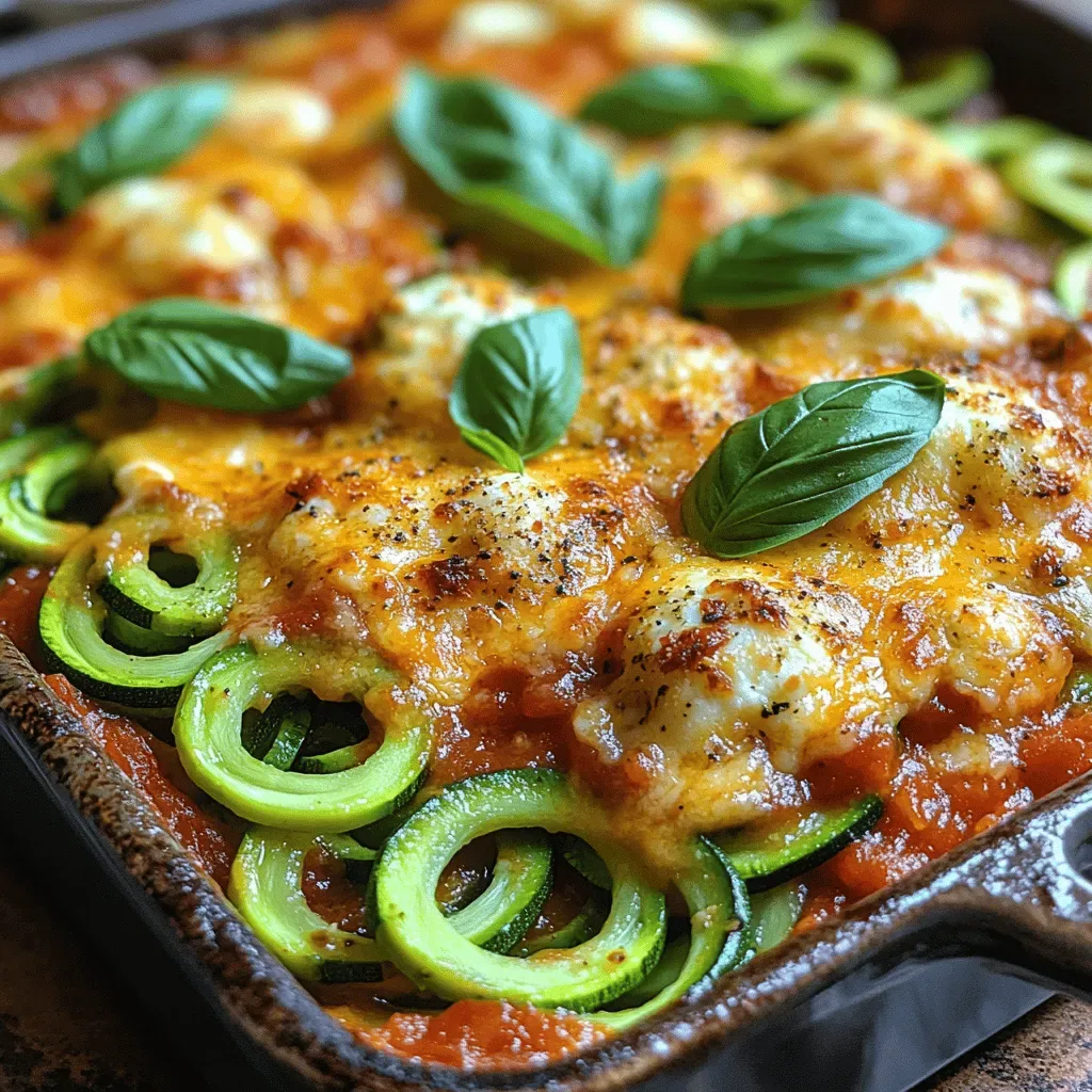 Cheesy Zucchini Noodle Bake Recipe: A Healthy and Delicious Alternative to Pasta