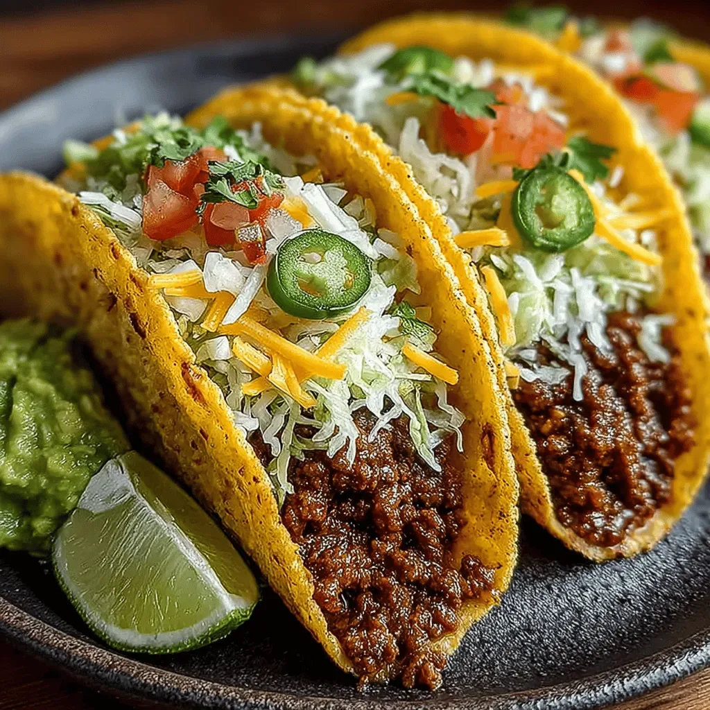 Zesty Quick Beef Tacos with Fresh Avocado Salsa