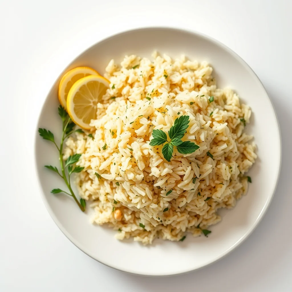 Zesty Lemon Herb Rice Pilaf