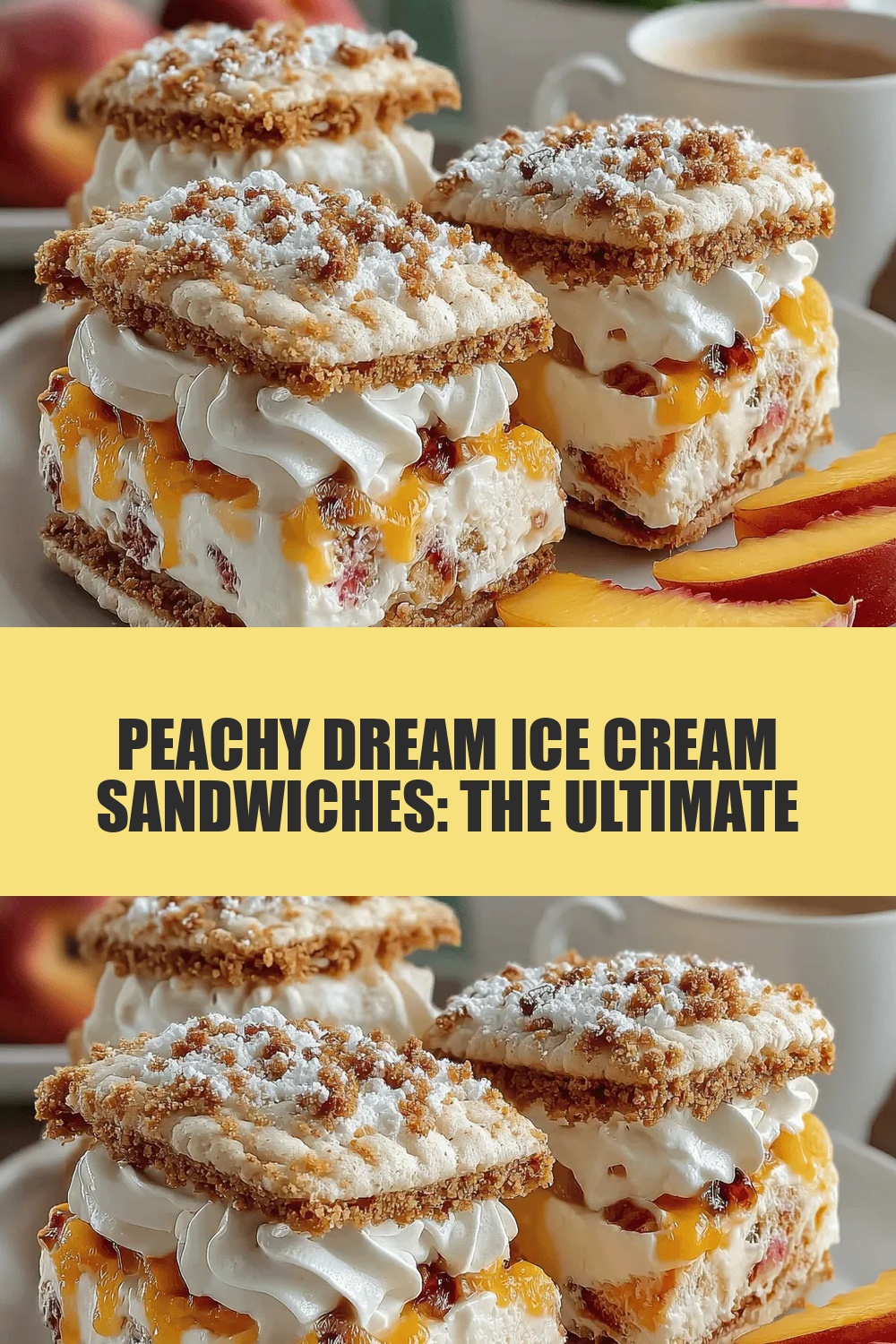 Peachy Dream Ice Cream Sandwiches: The Ultimate Recipe Guide