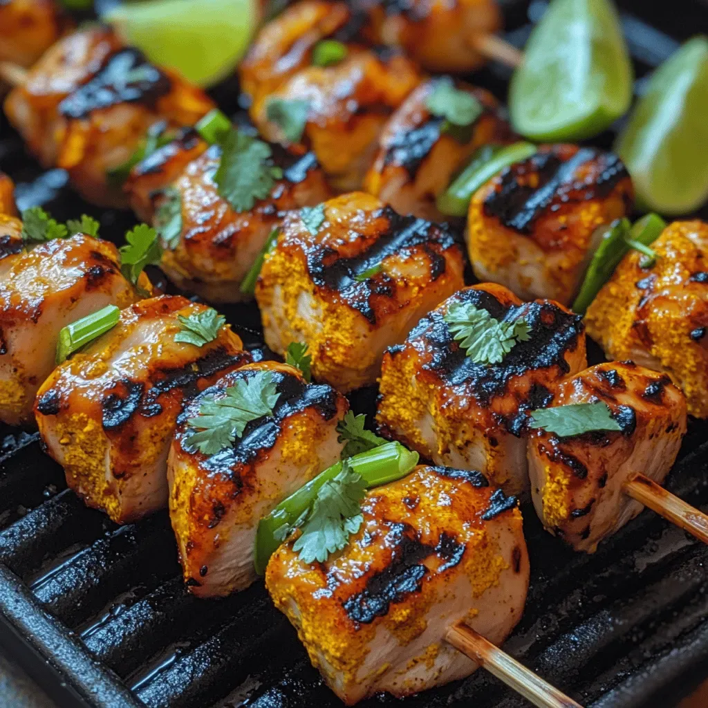 Easy Grilled Thai Chicken Skewers: A Flavorful Journey