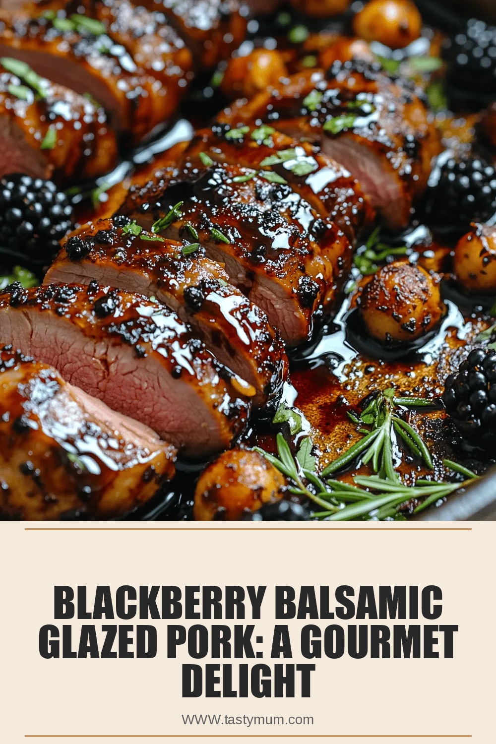 Blackberry Balsamic Glazed Pork: A Gourmet Delight