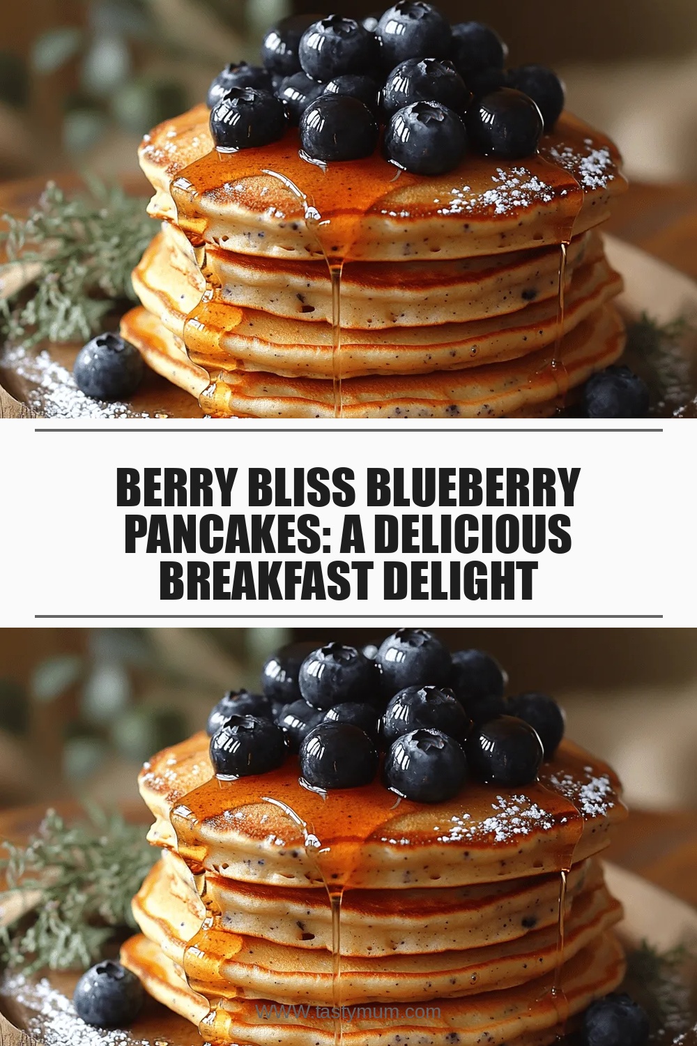 Berry Bliss Blueberry Pancakes: A Delicious Breakfast Delight