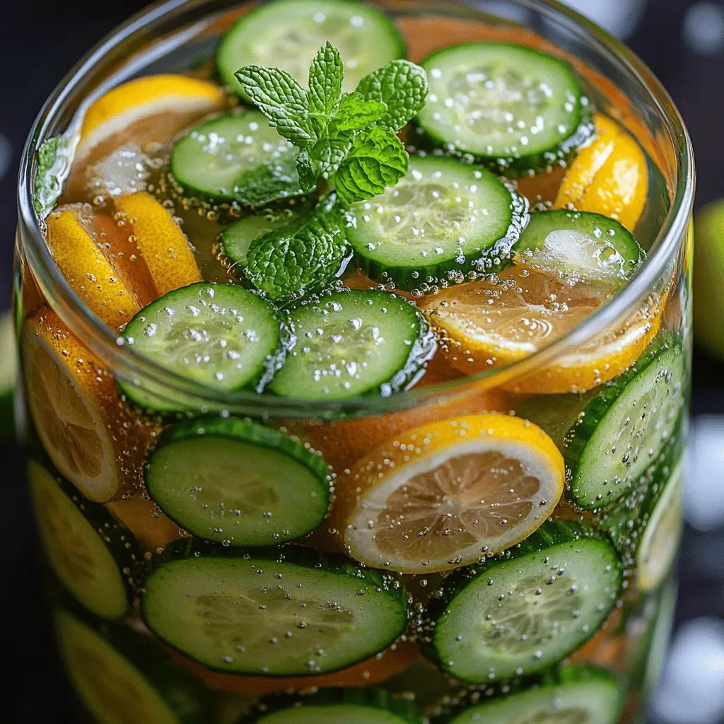 Refreshing Detox Cucumber Water: A Hydrating Solution for Wellness