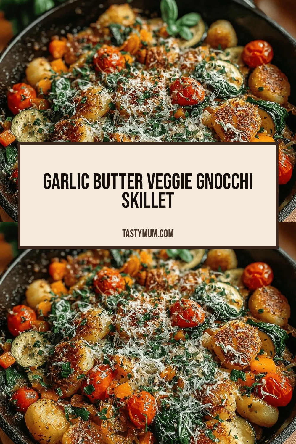 Garlic Butter Veggie Gnocchi Skillet