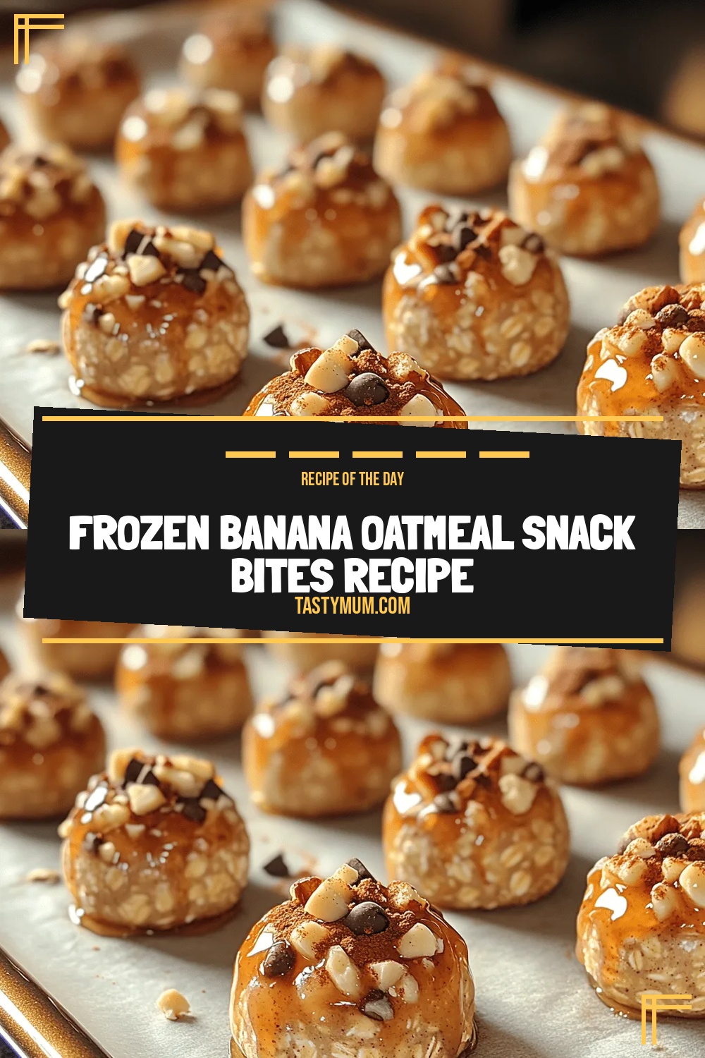 Frozen Banana Oatmeal Snack Bites Recipe