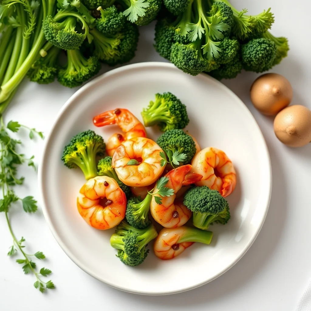 Sweet and Savory Honey Garlic Shrimp with Broccoli