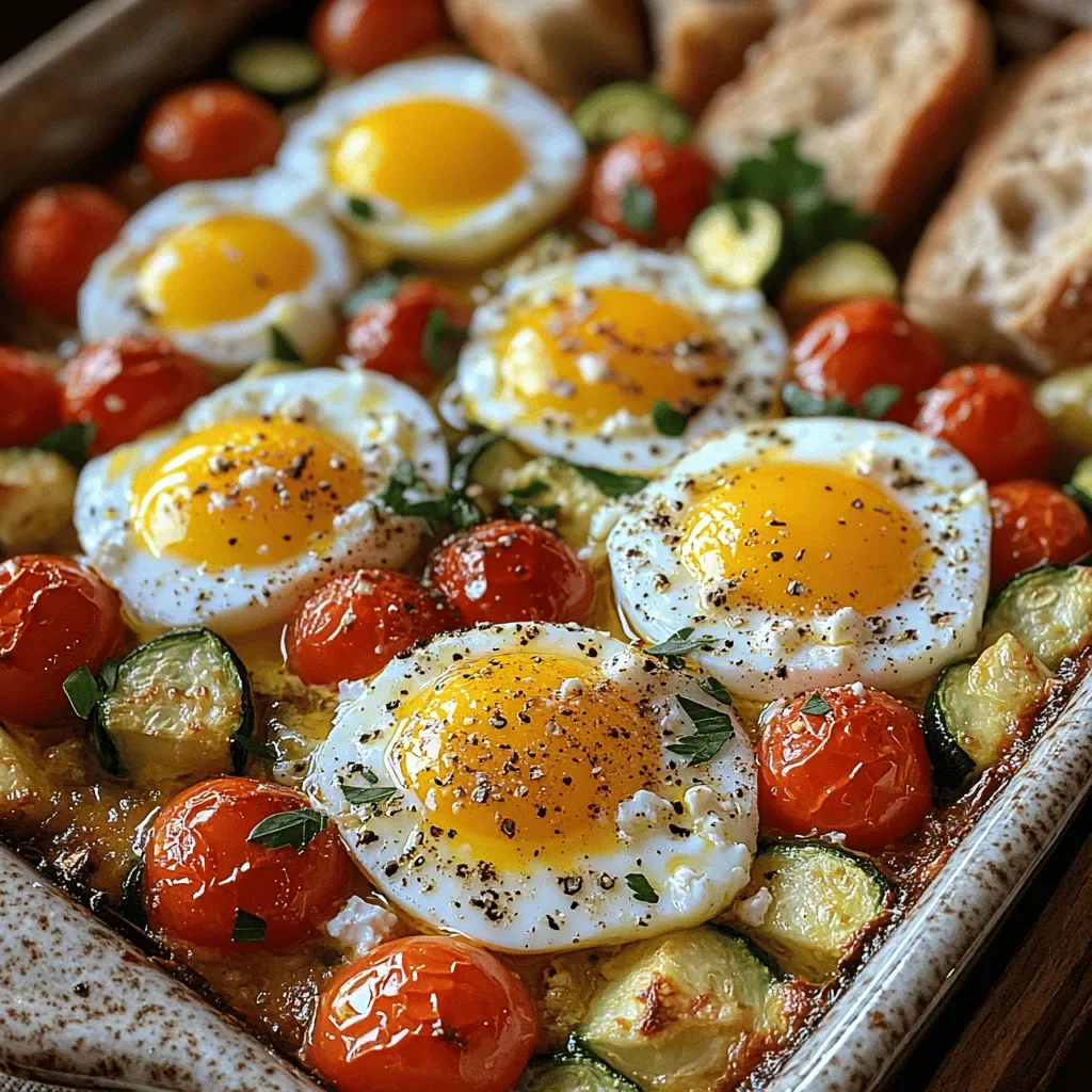 Savory Baked Feta Eggs: A Flavorful and Wholesome Dish