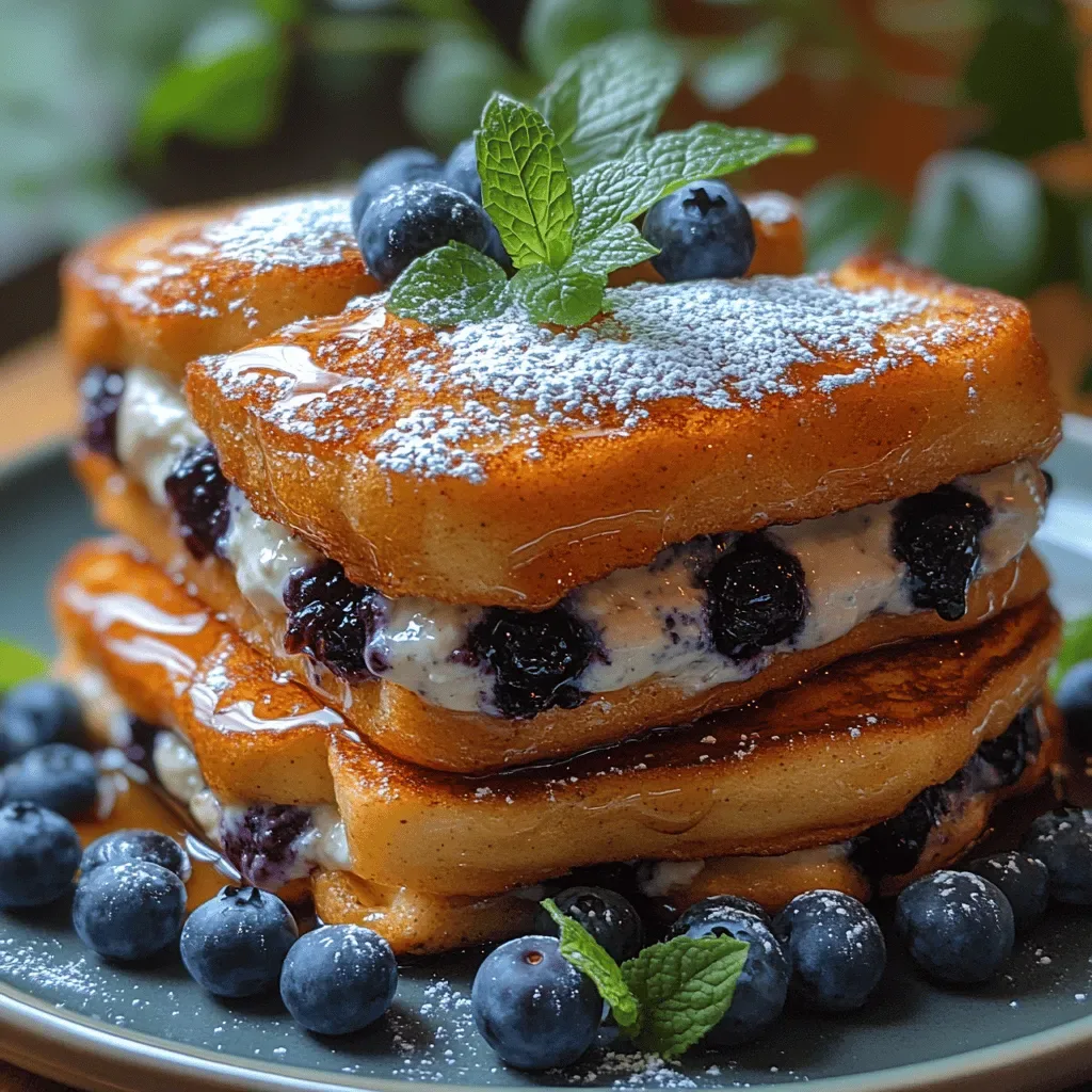 Blueberry Bliss Stuffed French Toast
