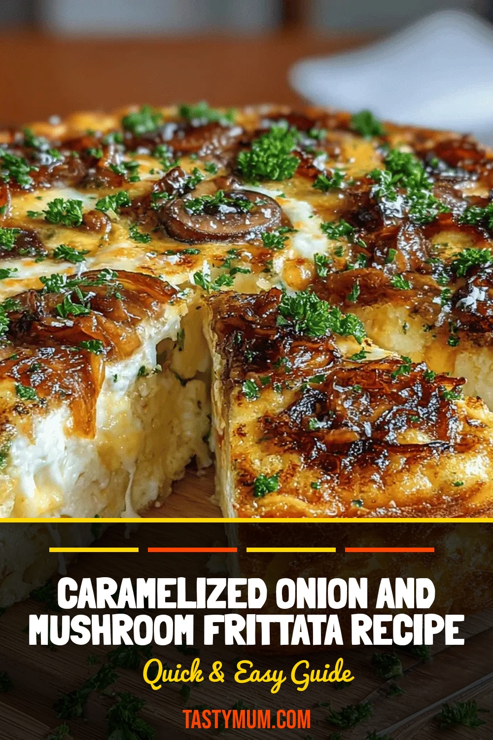 Caramelized Onion and Mushroom Frittata Recipe
