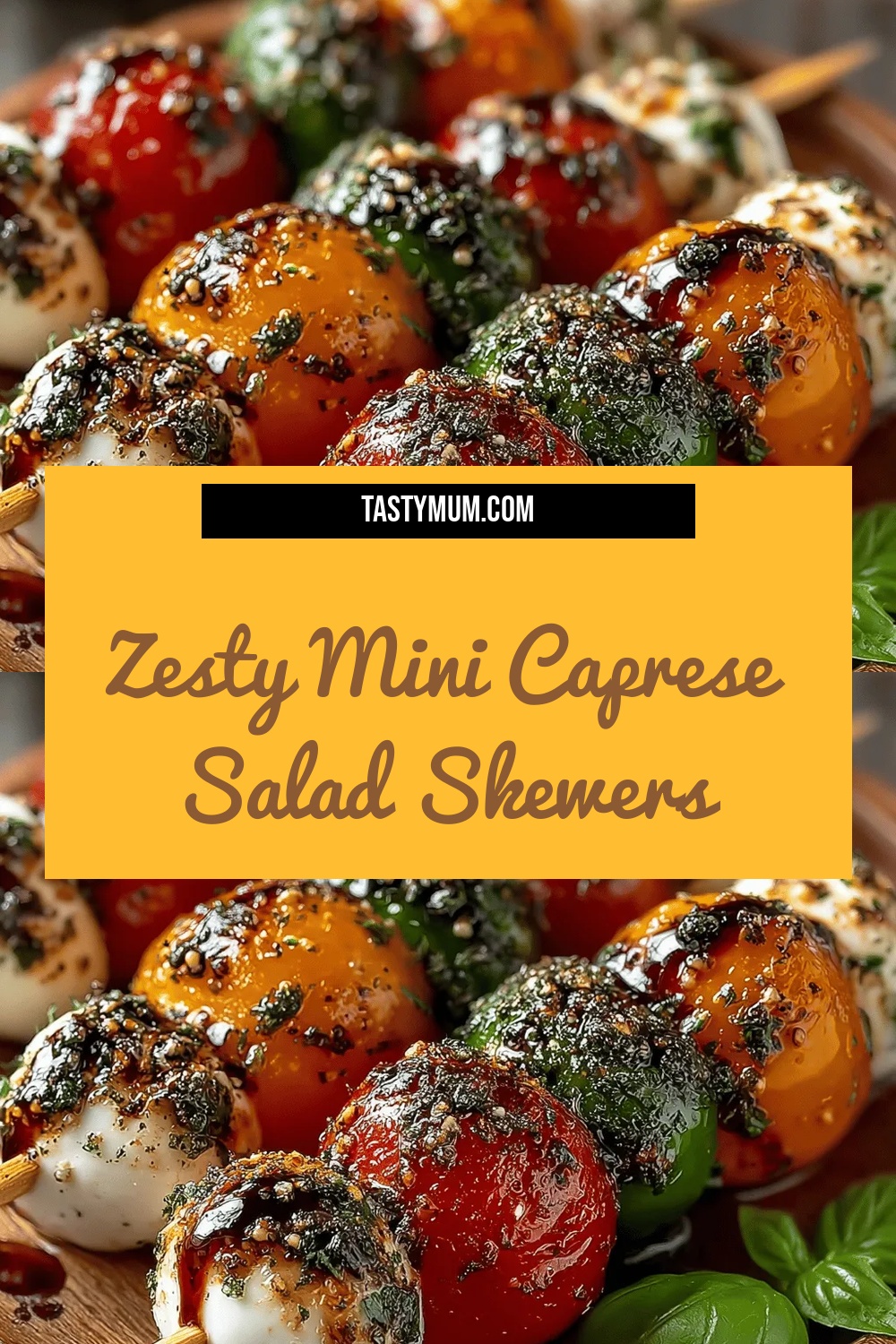 Zesty Mini Caprese Salad Skewers