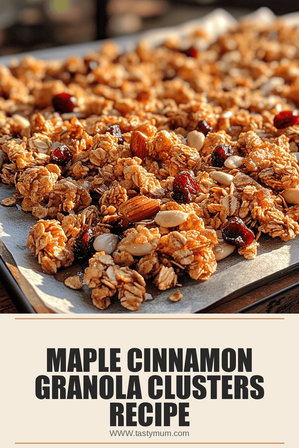 Maple Cinnamon Granola Clusters Recipe