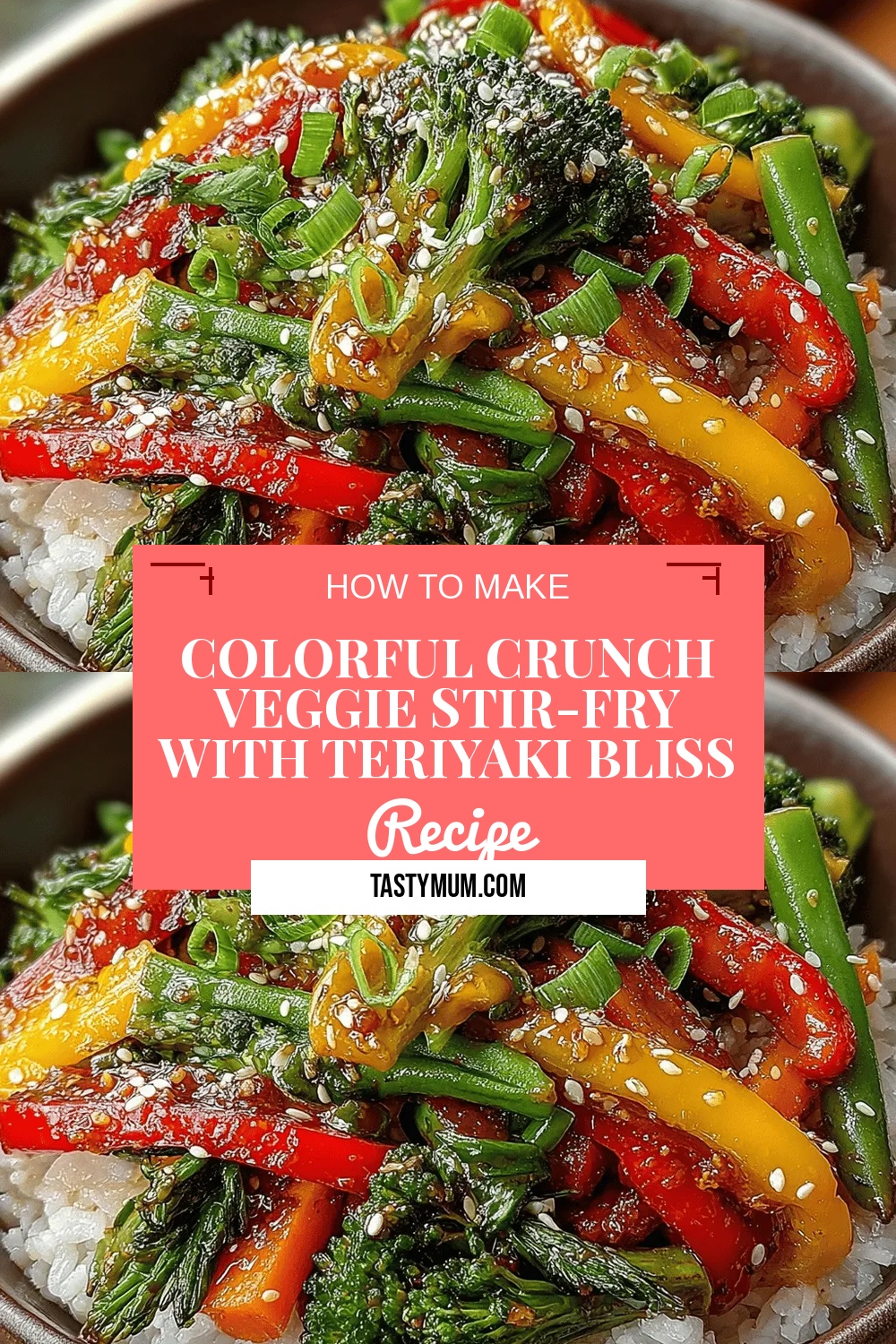 Colorful Crunch Veggie Stir-Fry with Teriyaki Bliss