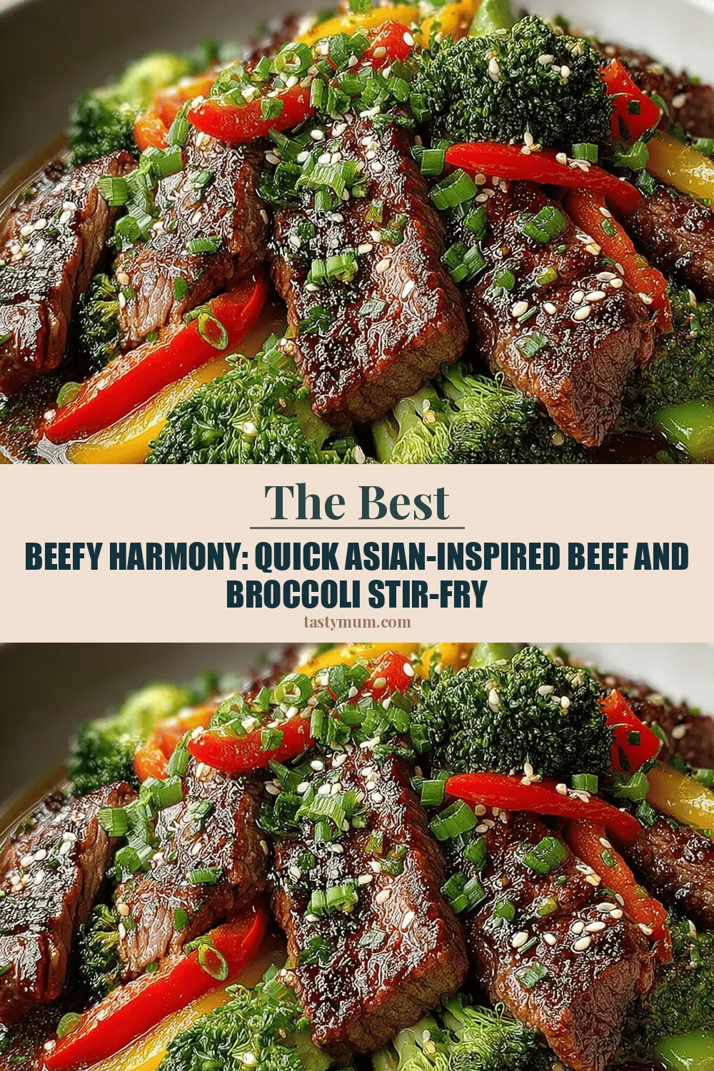 Beefy Harmony: Quick Asian-Inspired Beef and Broccoli Stir-Fry
