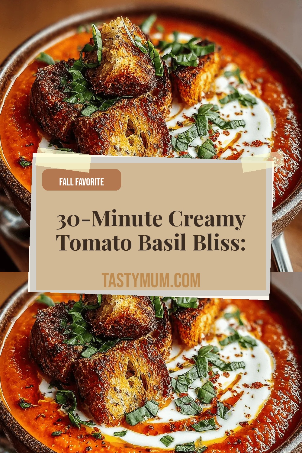 30-Minute Creamy Tomato Basil Bliss: Recipe Completion
