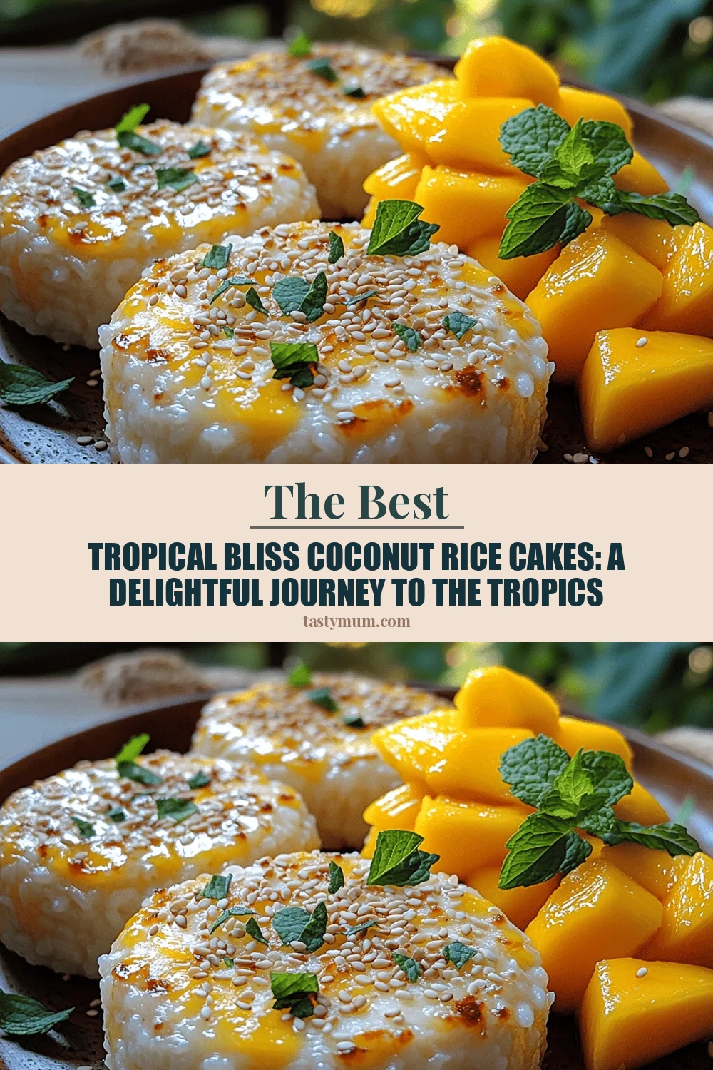 Tropical Bliss Coconut Rice Cakes: A Delightful Journey to the Tropics