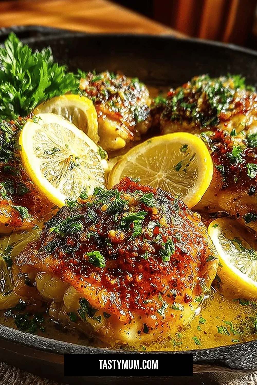 Speedy Lemon Garlic Butter Chicken Thighs