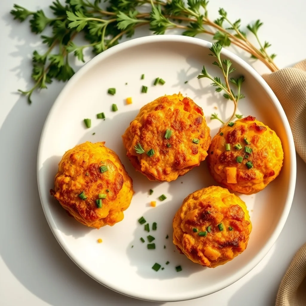 Air Fryer Cheesy Pumpkin Breast Stuffers