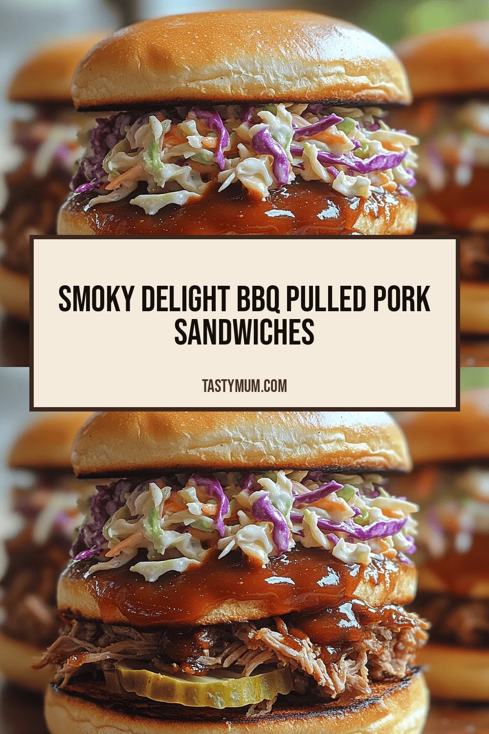 Smoky Delight BBQ Pulled Pork Sandwiches