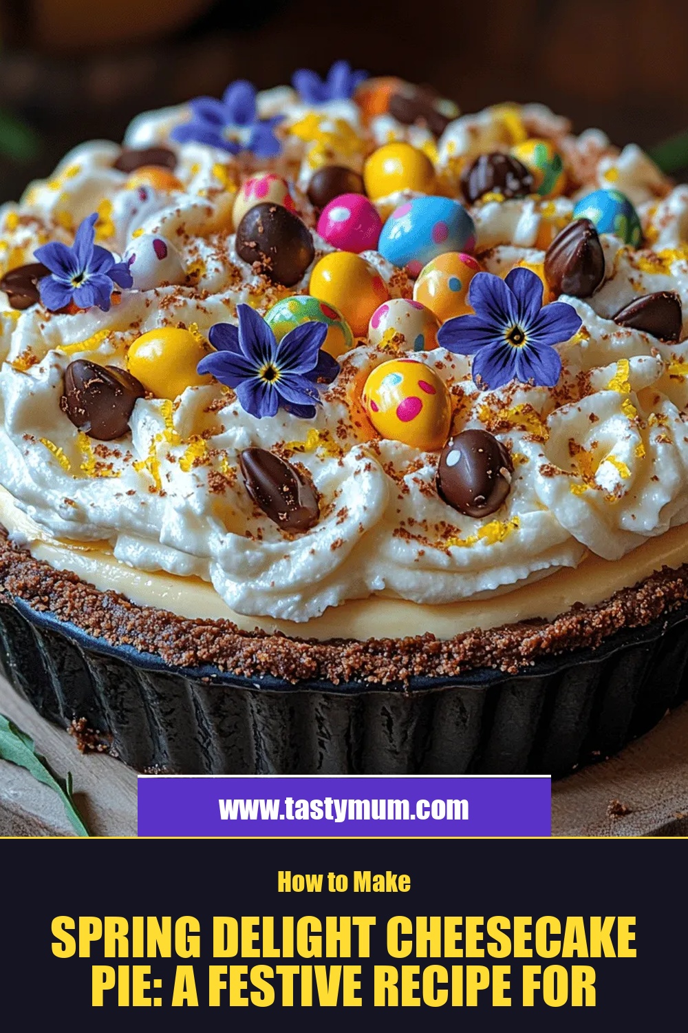 Spring Delight Cheesecake Pie: A Festive Recipe for Easter Celebrations