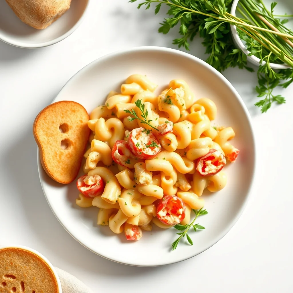 Cheesy Lobster Mac and Cheese Bake