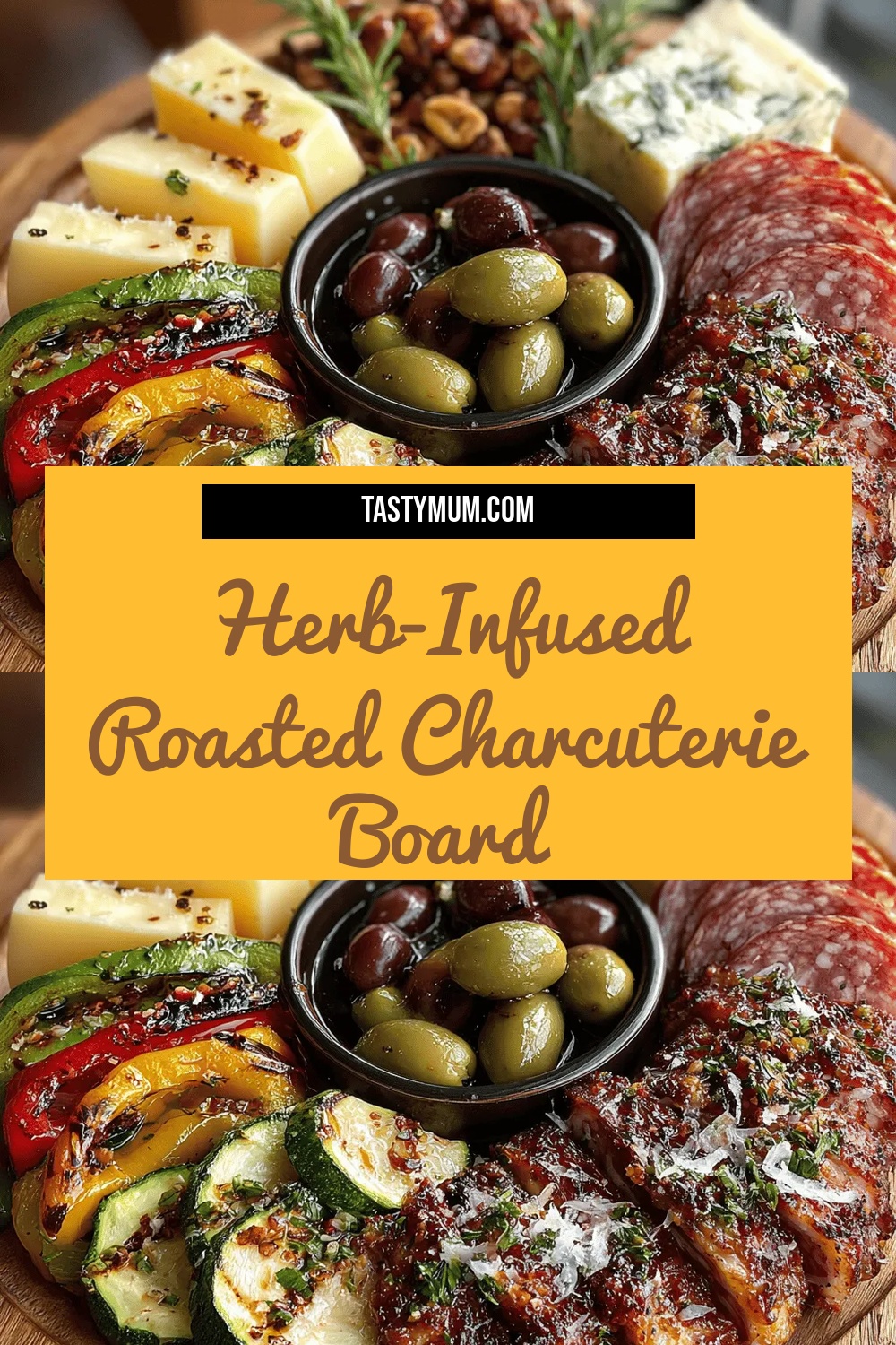 Herb-Infused Roasted Charcuterie Board