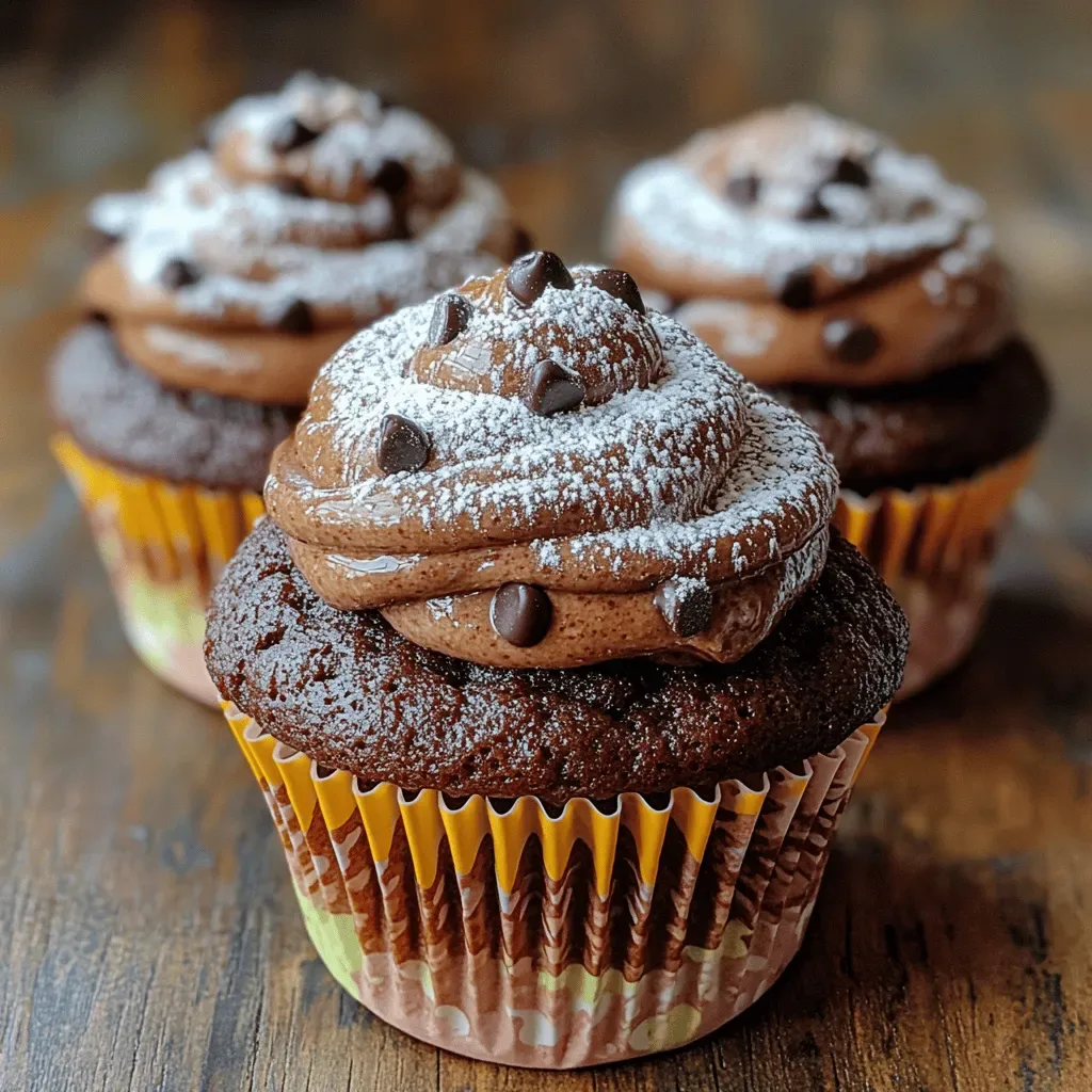 Decadent Duo Chocolate Cupcakes: Indulging in a Chocolate Dream