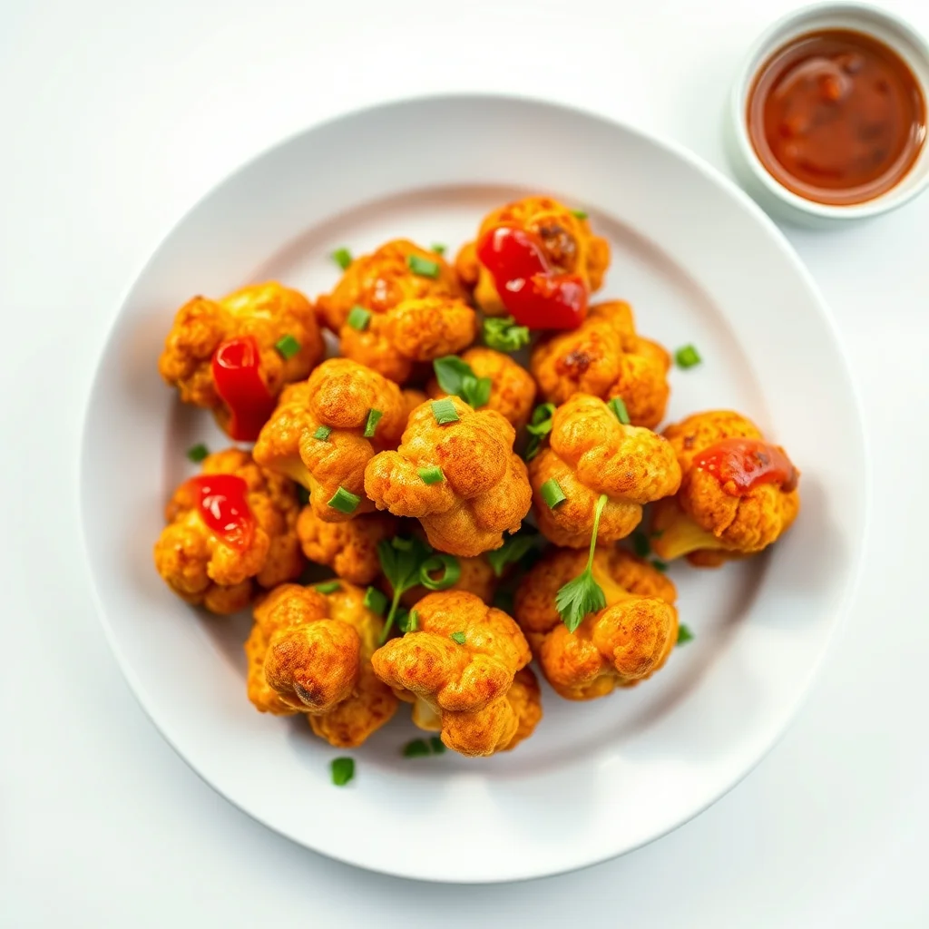Spicy Sweet Chili Cauliflower Bites