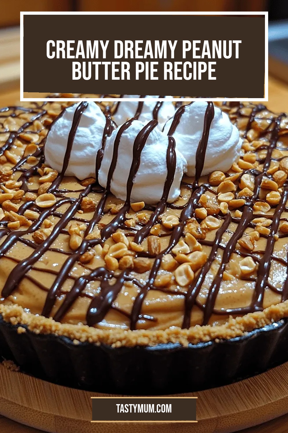 Creamy Dreamy Peanut Butter Pie Recipe