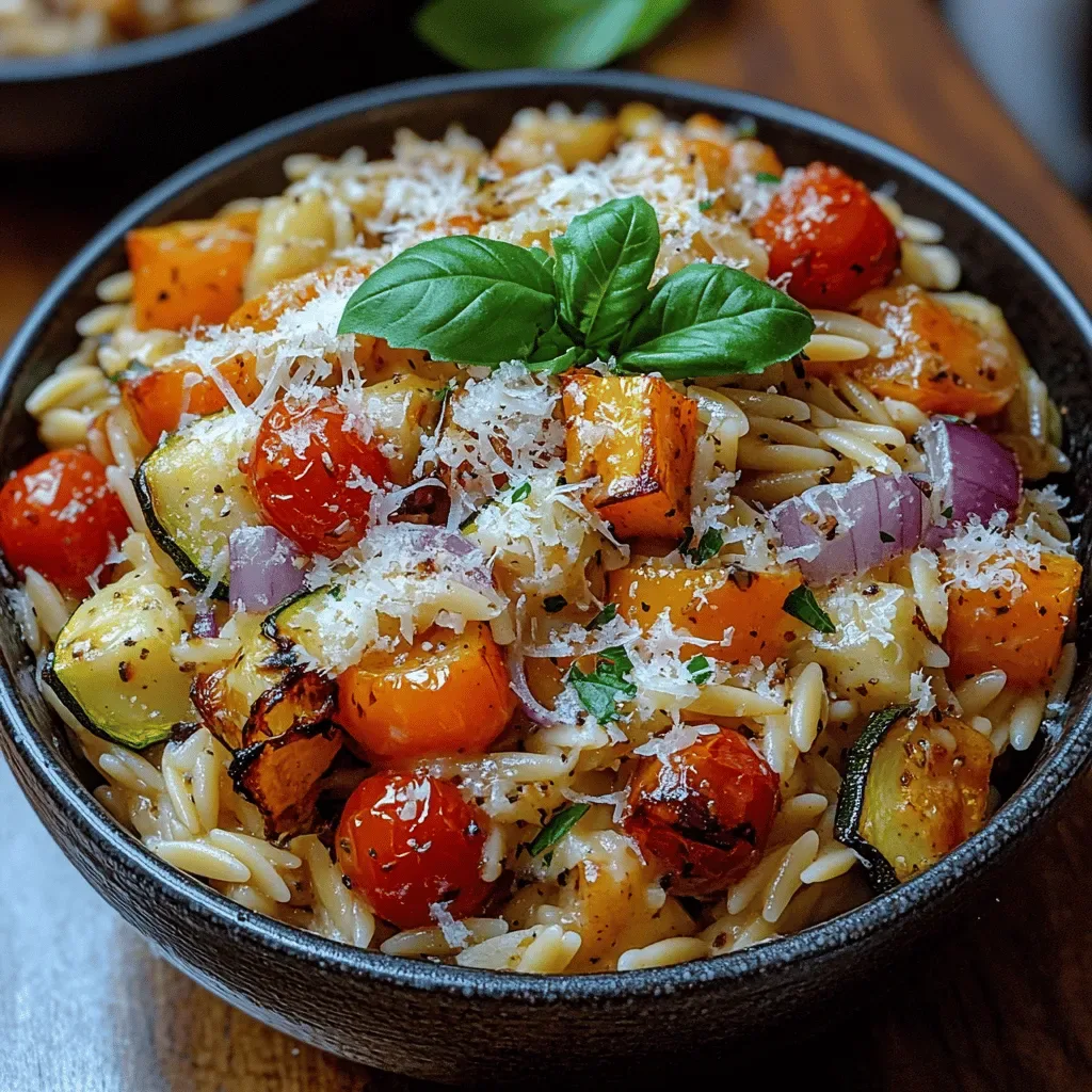 Orzo Delight with Roasted Veggies: A Flavorful Culinary Adventure
