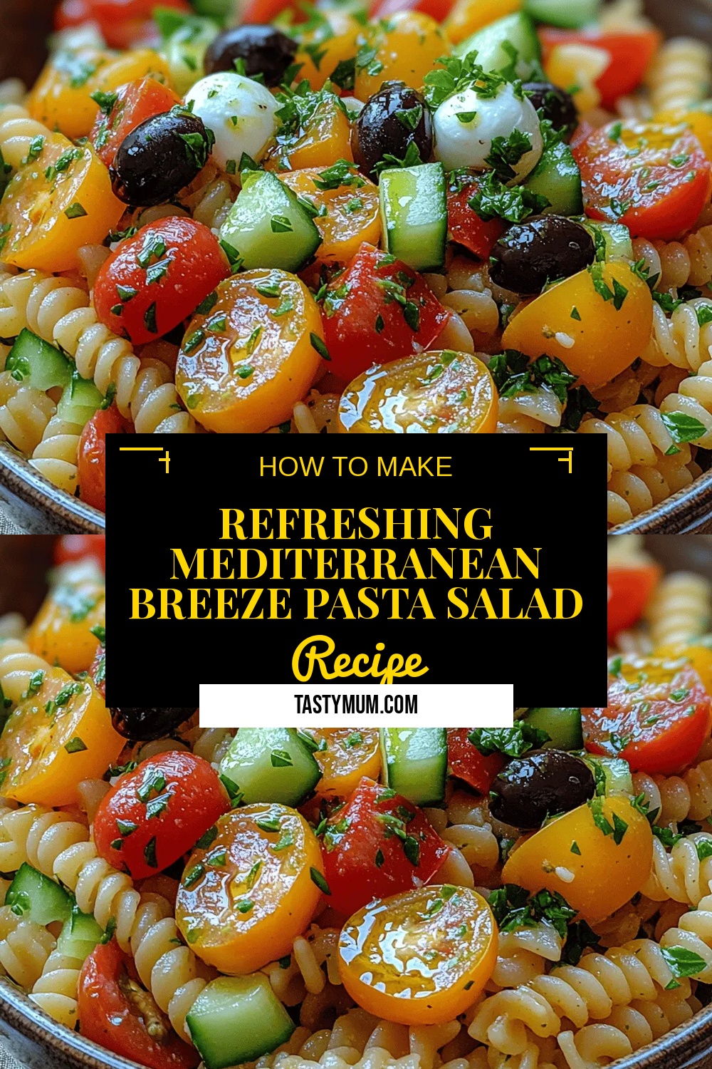 Refreshing Mediterranean Breeze Pasta Salad