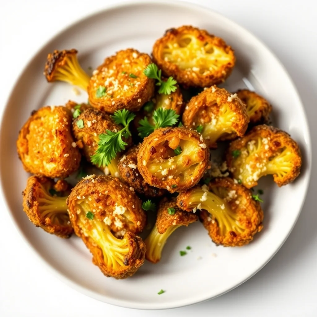 Crunchy Crispy Garlic Parmesan Brussels