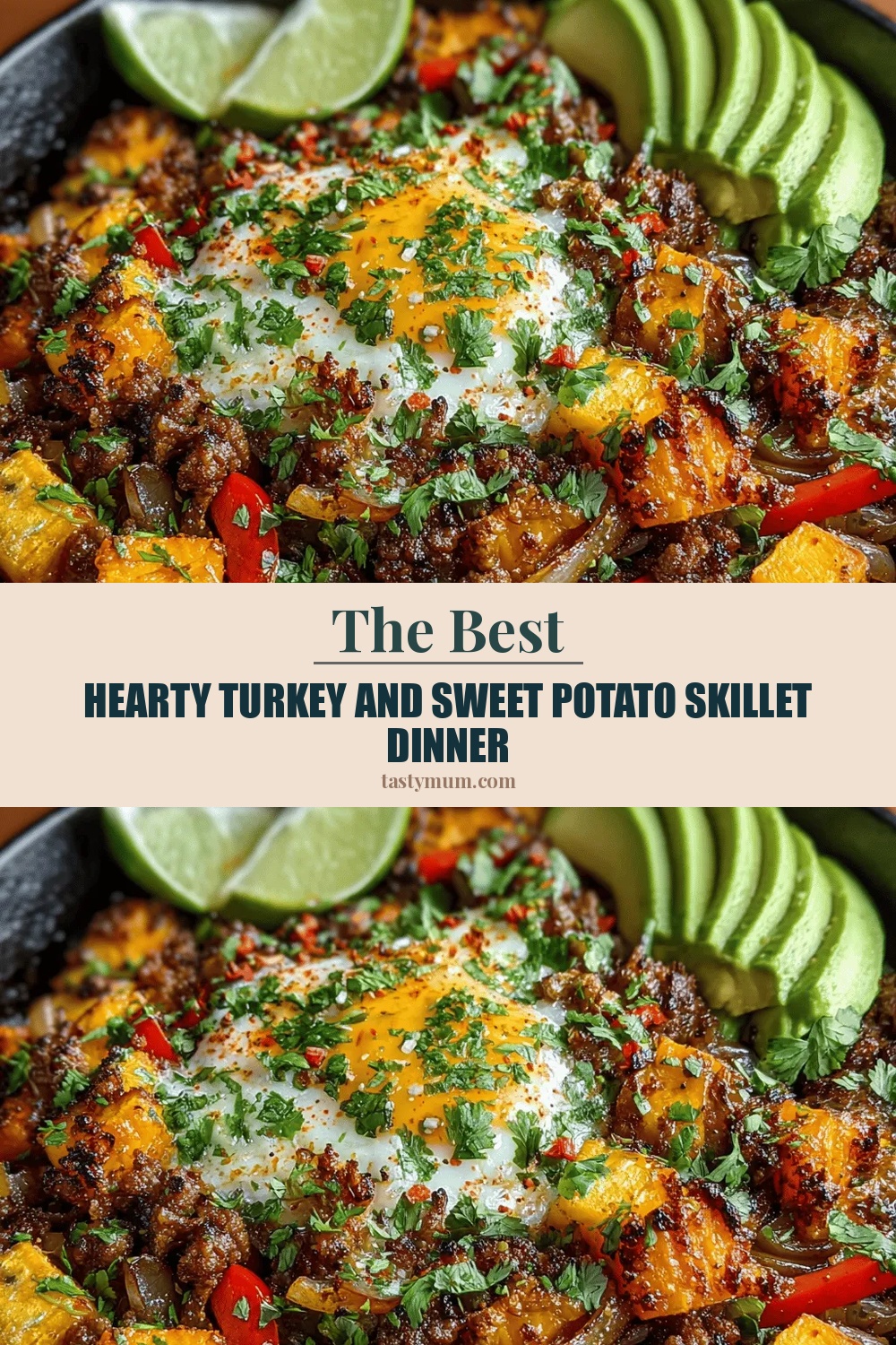 Hearty Turkey and Sweet Potato Skillet Dinner