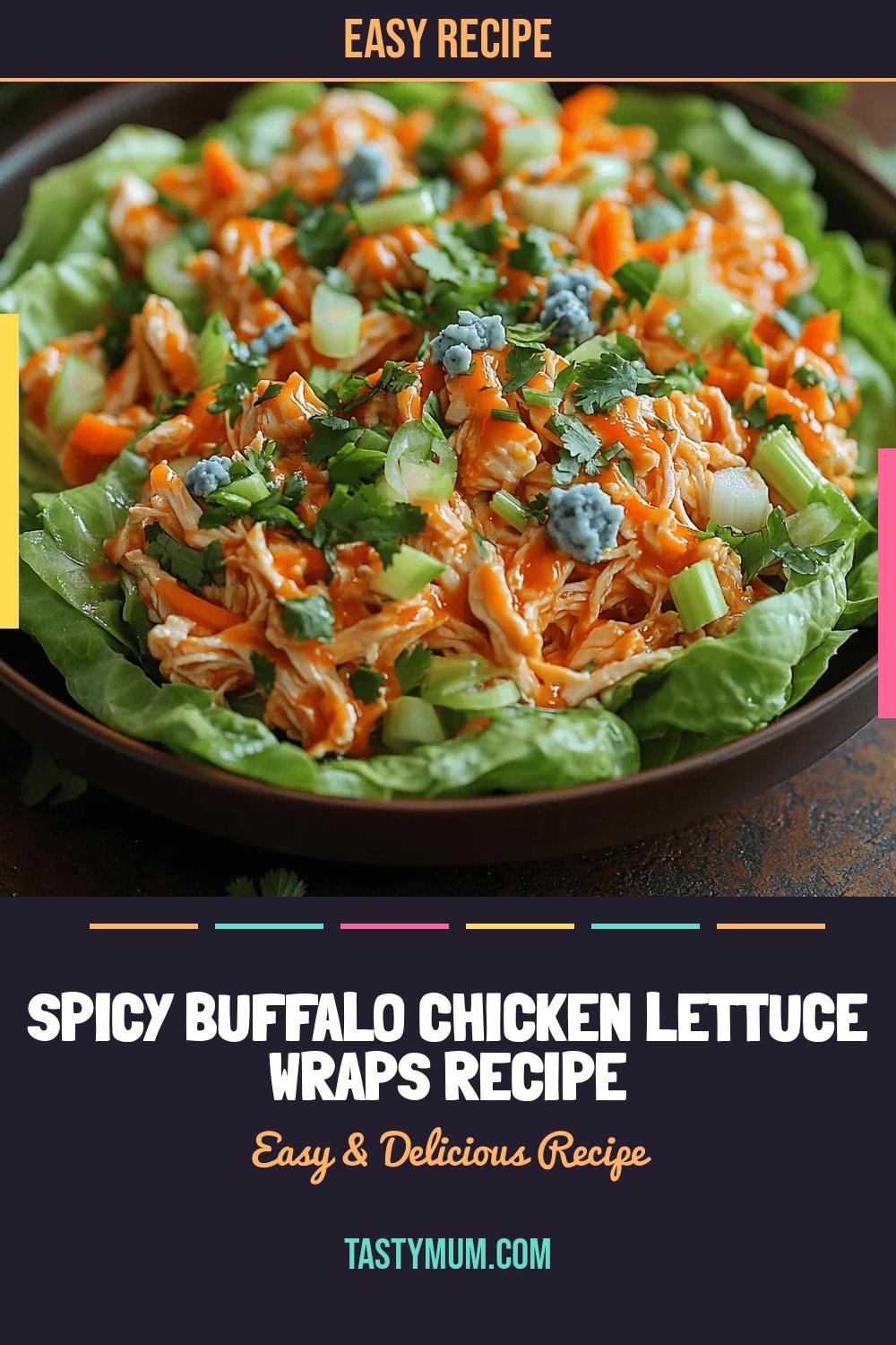 Spicy Buffalo Chicken Lettuce Wraps Recipe