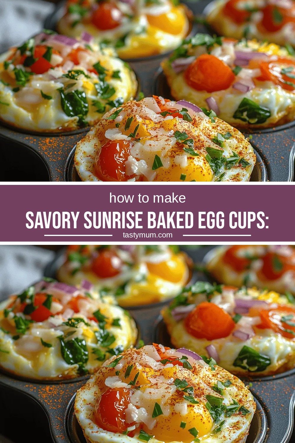 Savory Sunrise Baked Egg Cups: An Easy Breakfast Solution
