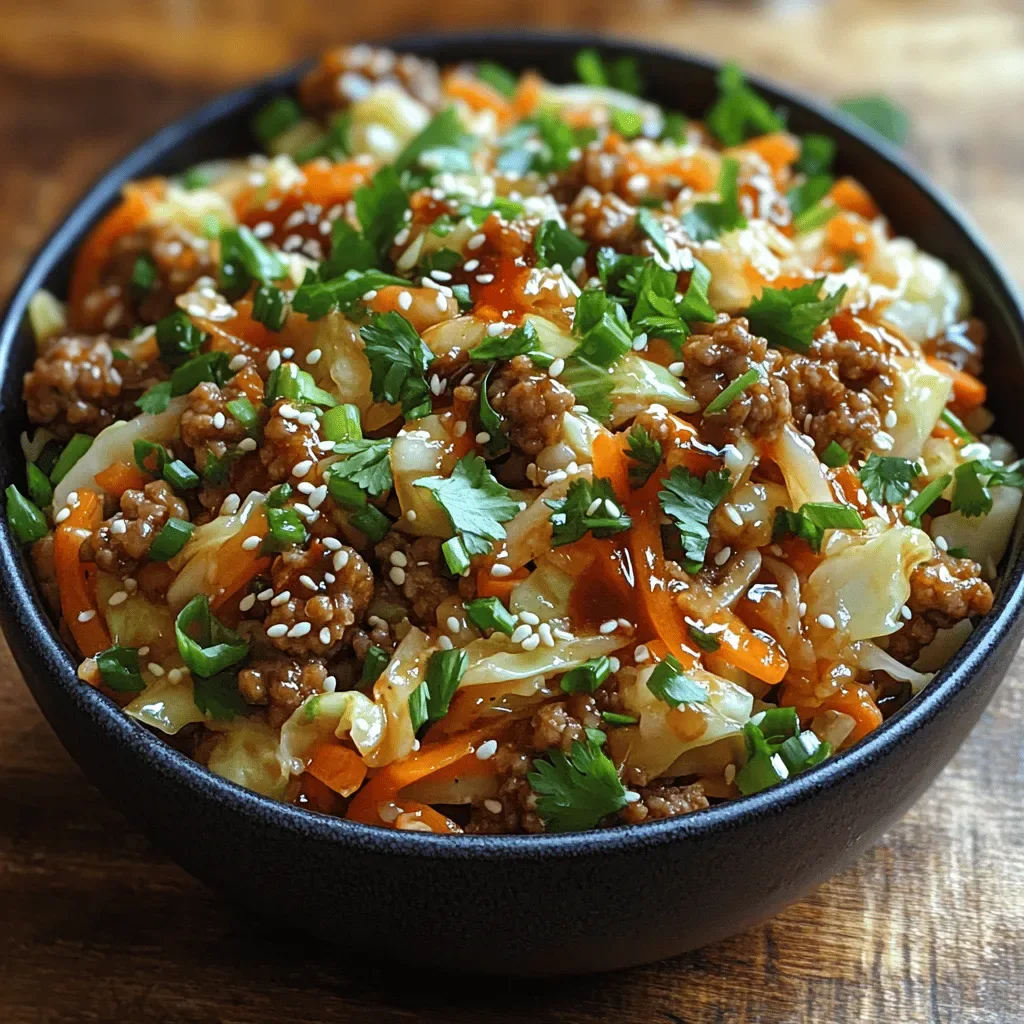 Quick & Tasty Egg Roll in a Bowl: A Delicious and Easy Meal