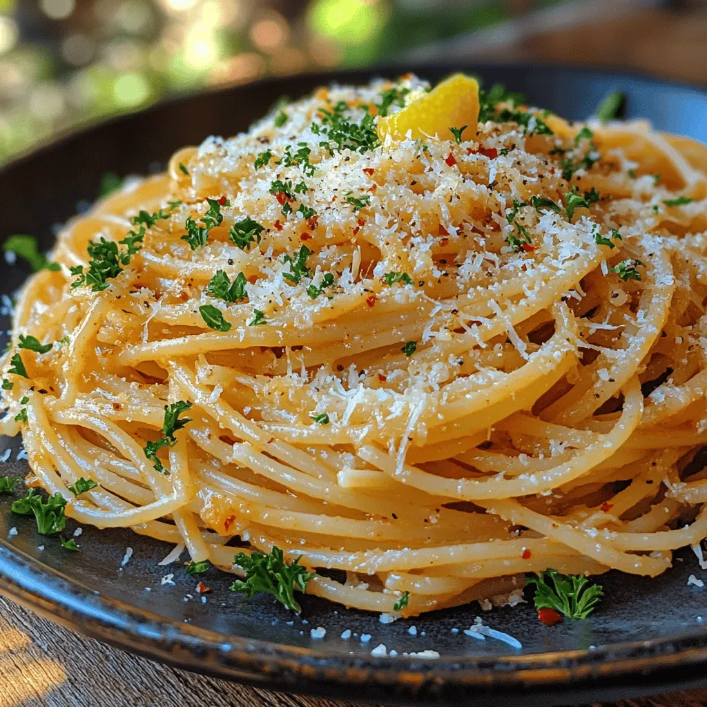 Spaghetti with Roasted Garlic Butter: A Culinary Delight