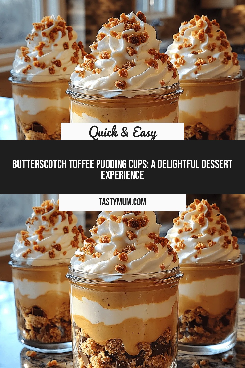 Butterscotch Toffee Pudding Cups: A Delightful Dessert Experience