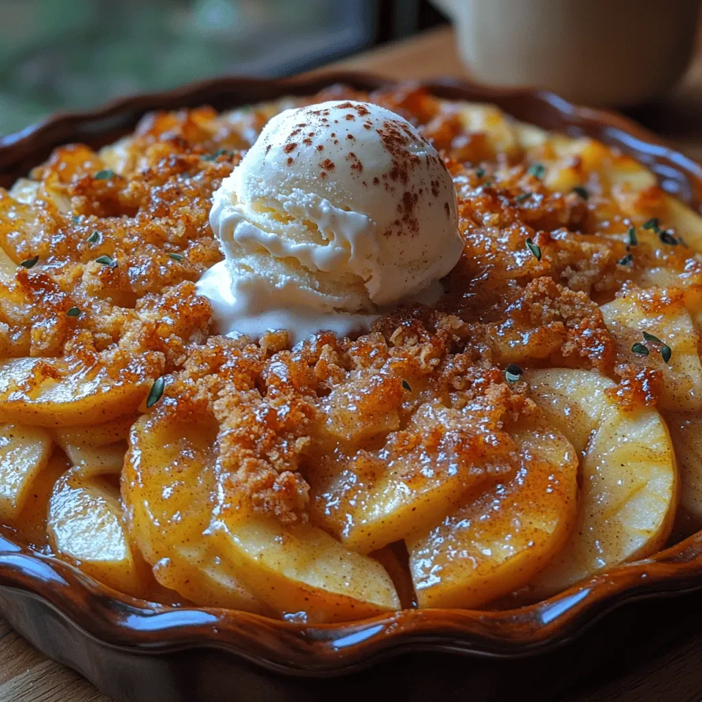 Irresistible Apple Crumble Delight: A Comforting Fall Favorite