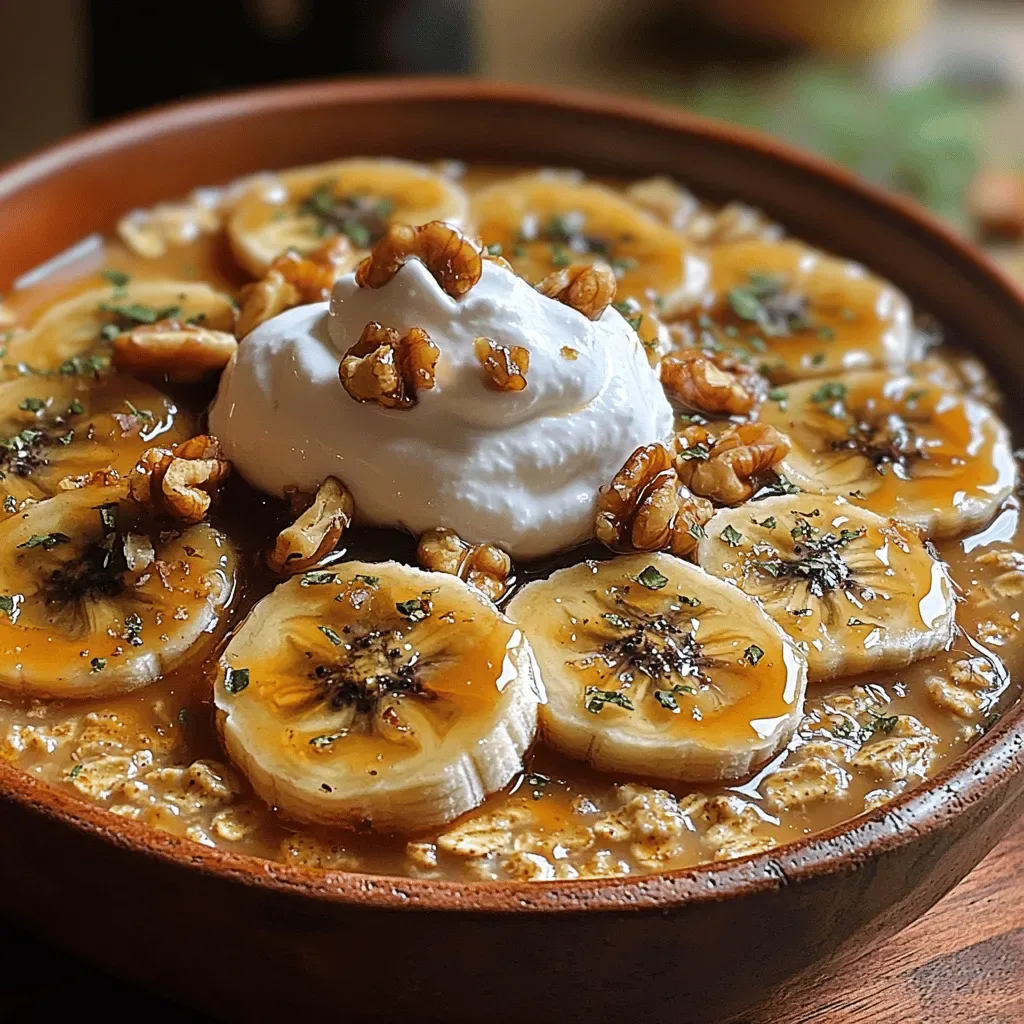 Creamy Caramel Banana Oats Recipe