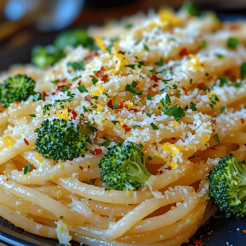 Garlic Lemon Broccoli Pasta: A Fresh and Simple Delight