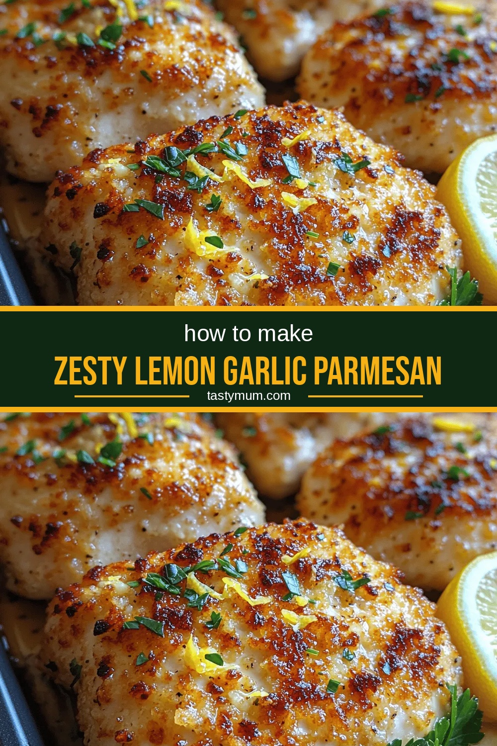 Zesty Lemon Garlic Parmesan Chicken Recipe