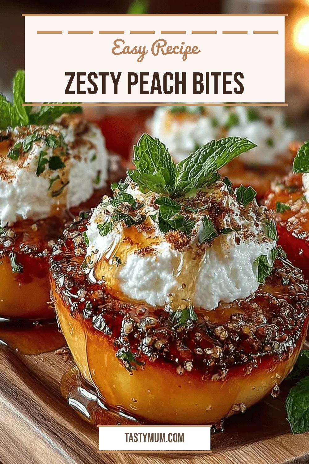 Zesty Peach Bites