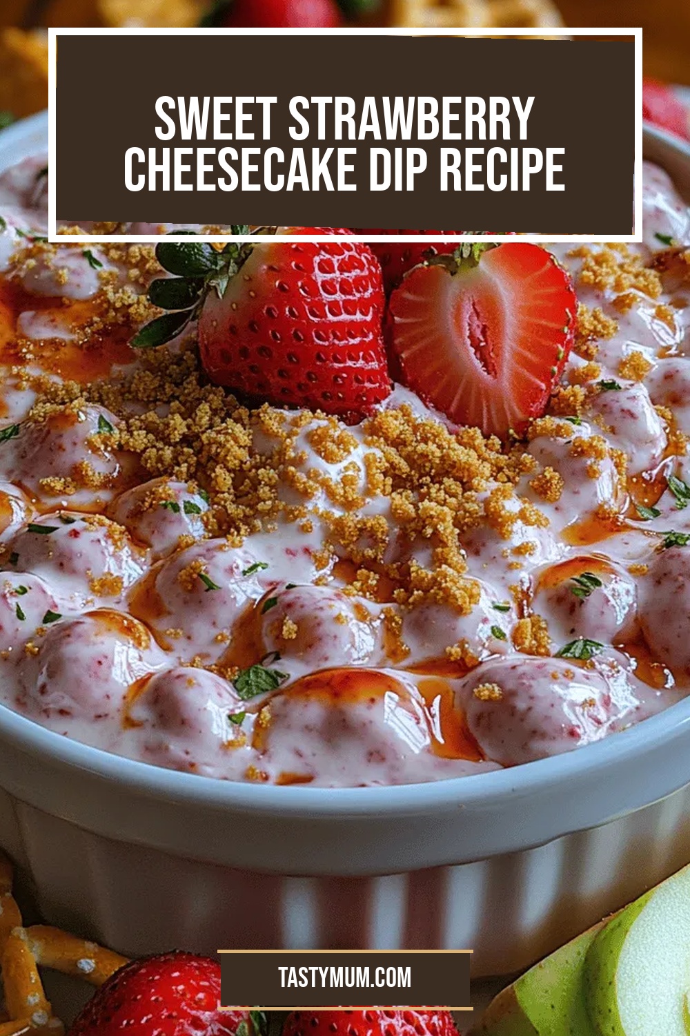Sweet Strawberry Cheesecake Dip Recipe