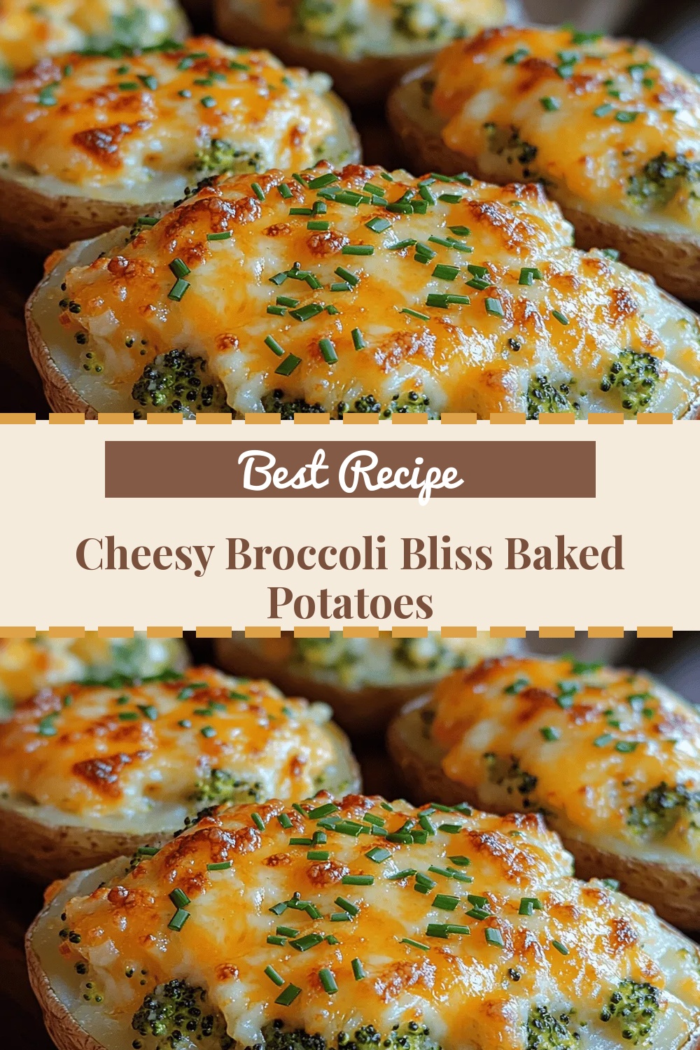 Cheesy Broccoli Bliss Baked Potatoes