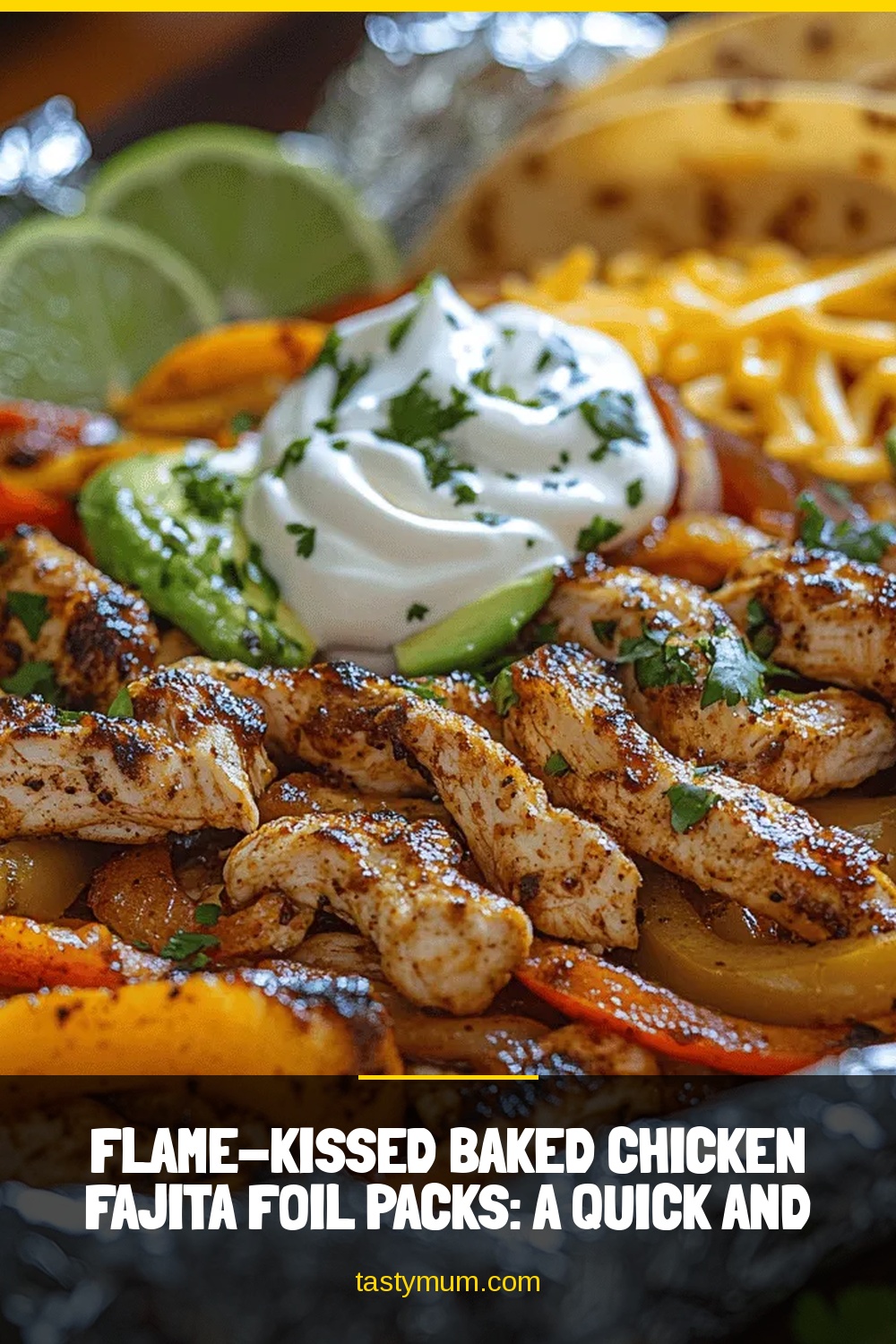 Flame-Kissed Baked Chicken Fajita Foil Packs: A Quick and Flavorful Dinner Solution