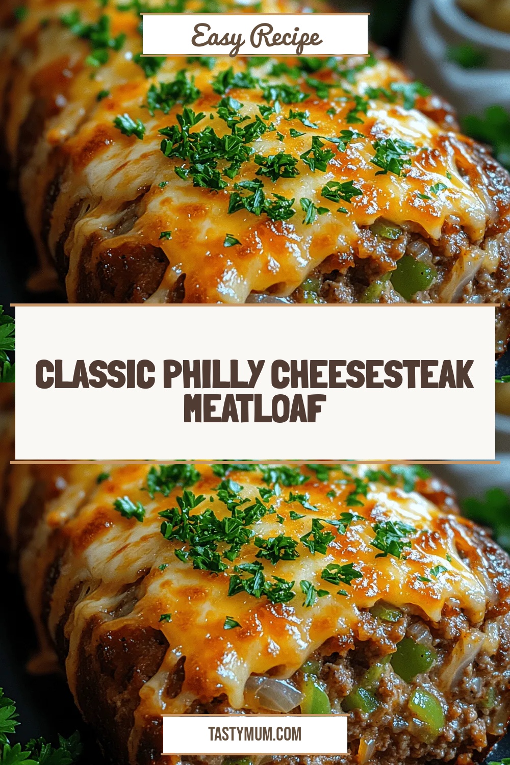 Classic Philly Cheesesteak Meatloaf