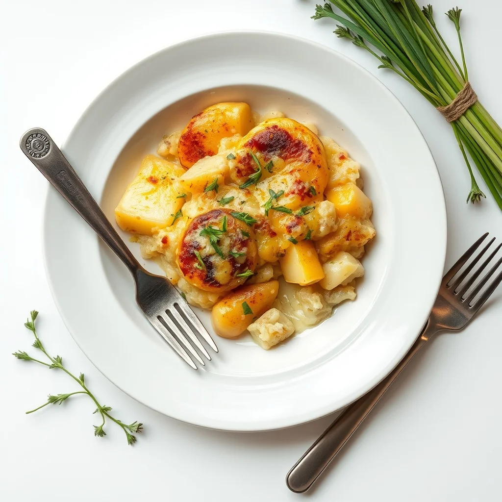 Comforting Potato & Leek Gratin