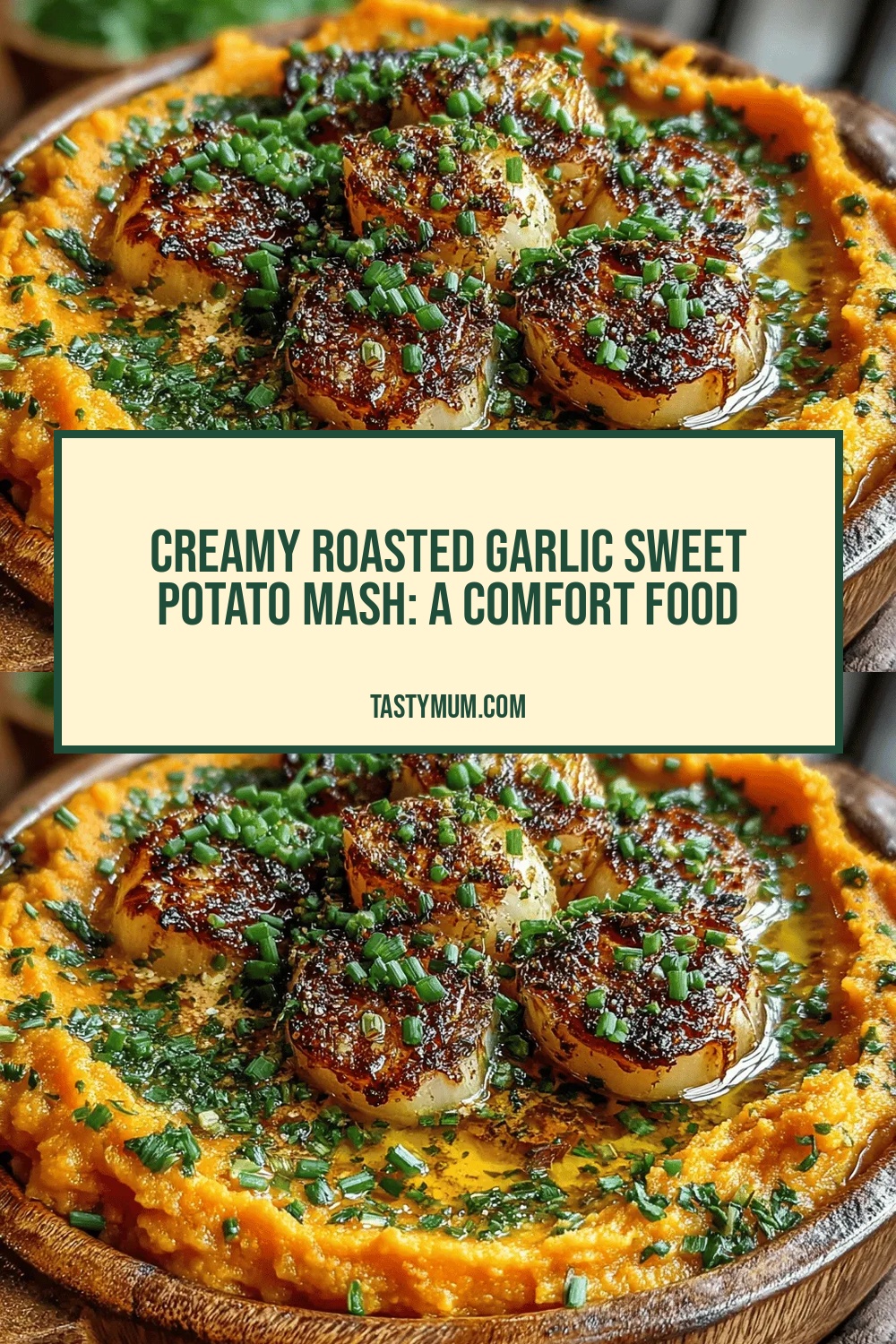 Creamy Roasted Garlic Sweet Potato Mash: A Comfort Food Delight