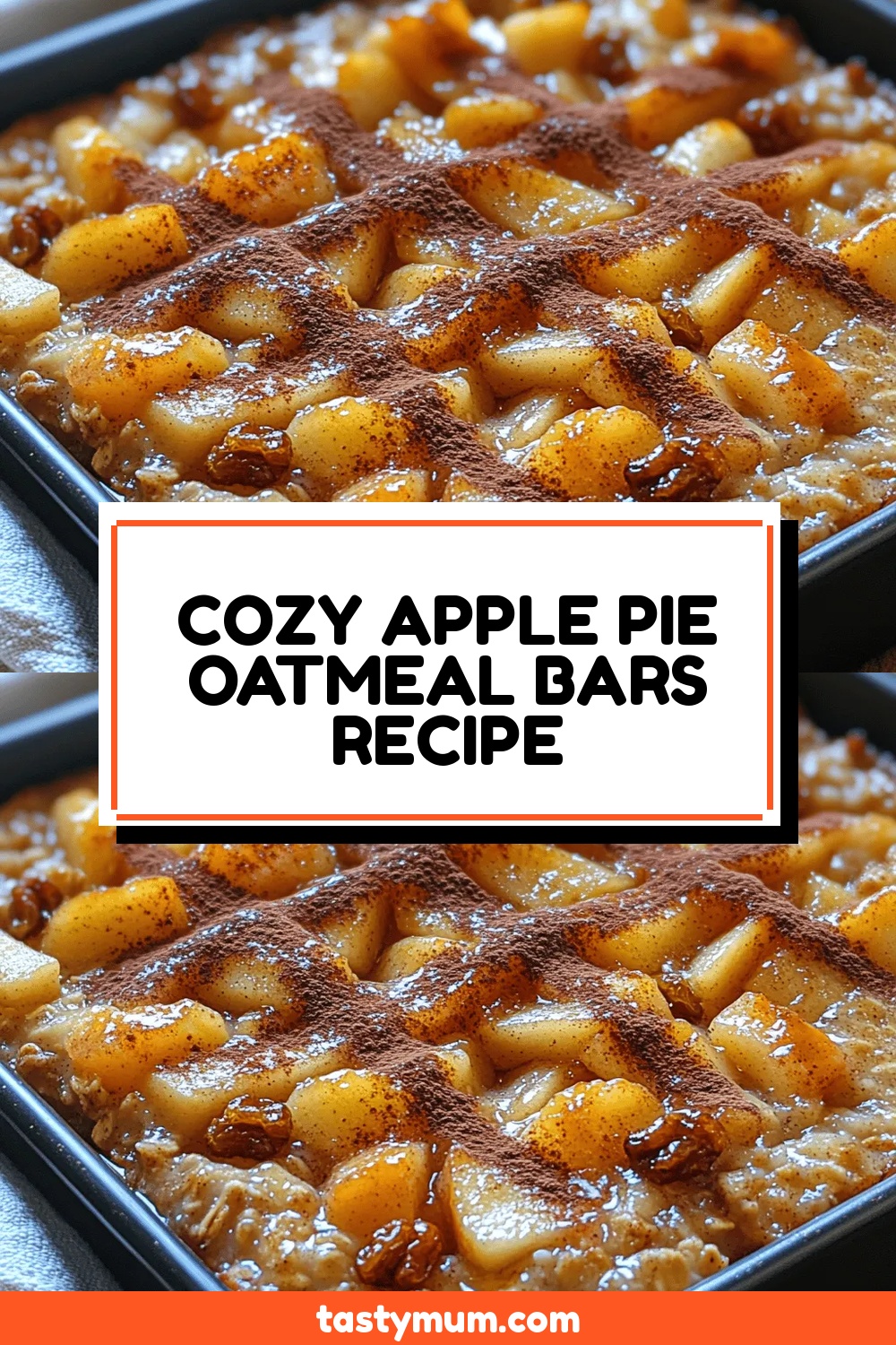 Cozy Apple Pie Oatmeal Bars Recipe
